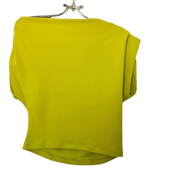 Deluc Green/Lime Cowl Neck Size M - Picture 4 of 8